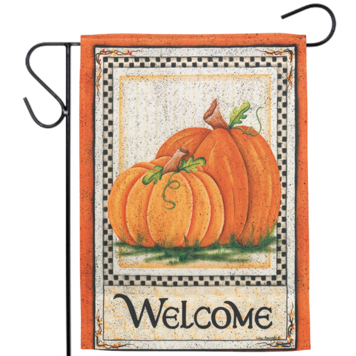 Welcome Pumpkins Garden Flag