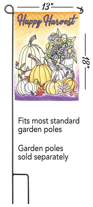 Happy Harvest Garden Flag