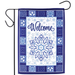 Snowflake Welcome Garden Flag