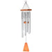 29" Arias Satin Silver Wind Chime (6 Tubes)