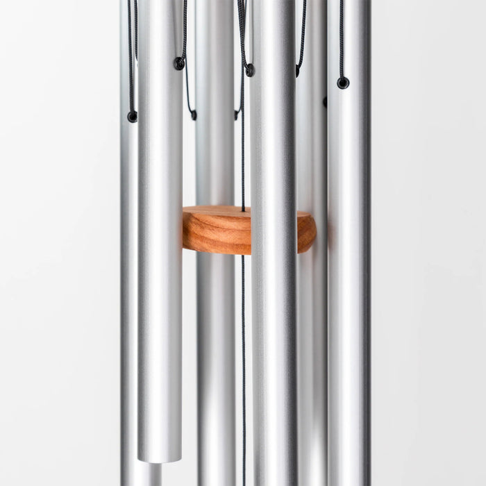 29" Arias Satin Silver Wind Chime (6 Tubes)