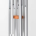 29" Arias Satin Silver Wind Chime (6 Tubes)