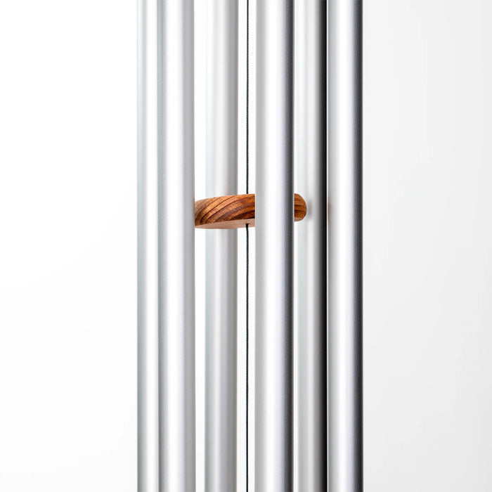 58" Arias Satin Silver Wind Chime (6 Tubes)