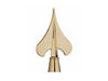 8.25" Brass Plated Army Spear Topper