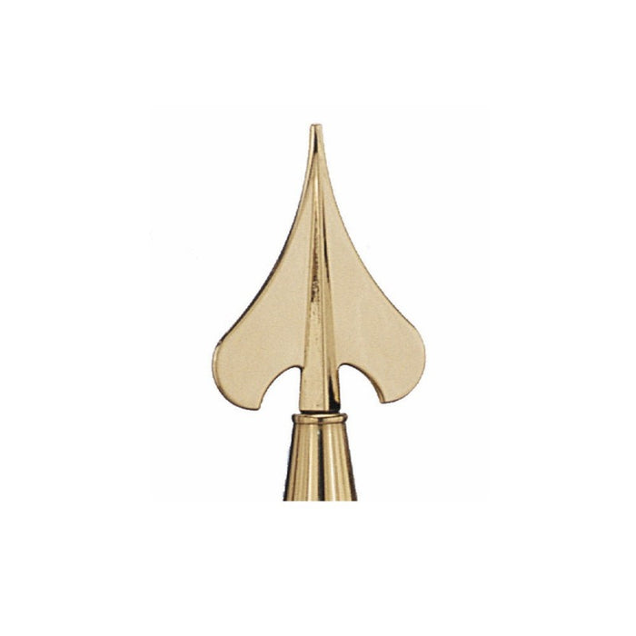 8.25" Brass Plated Army Spear Topper