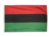 red, black, and green horizontal striped flag