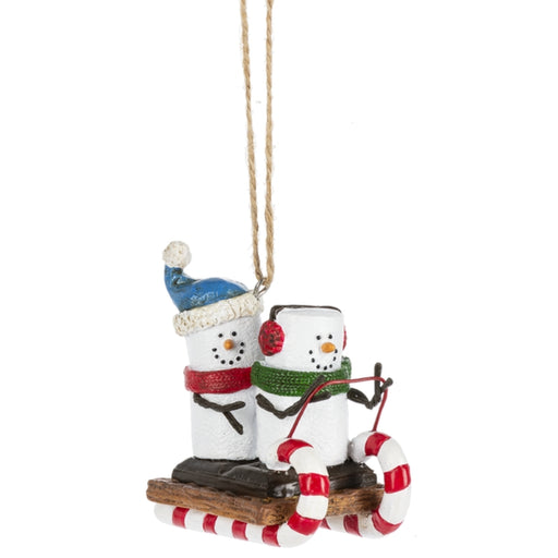 S'mores on Toboggan Ornament