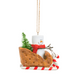 Graham Cracker Sled S'mores Ornament