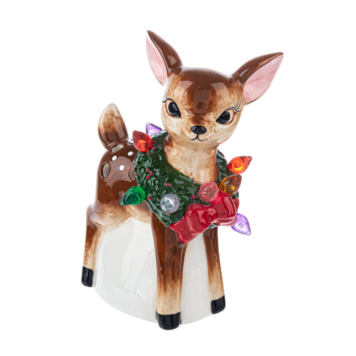 Retro Christmas Deer LED Light Up Decor