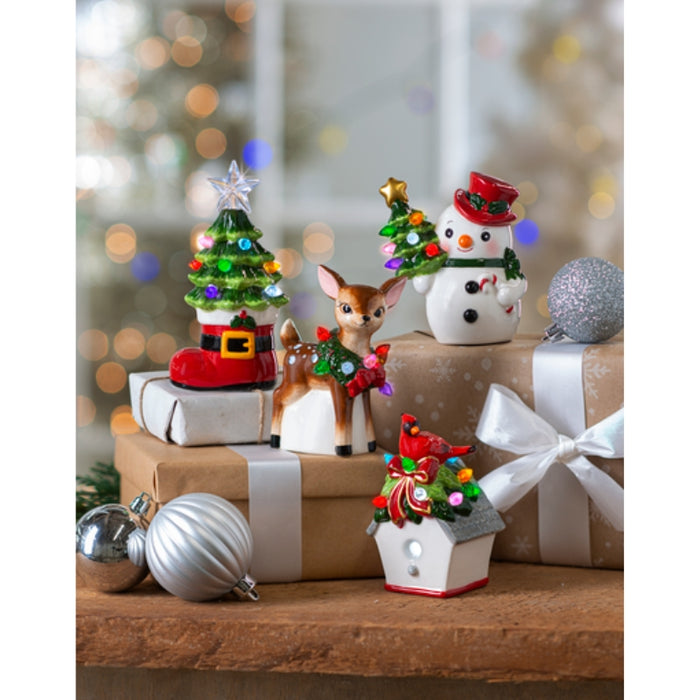 Retro Christmas Deer LED Light Up Decor