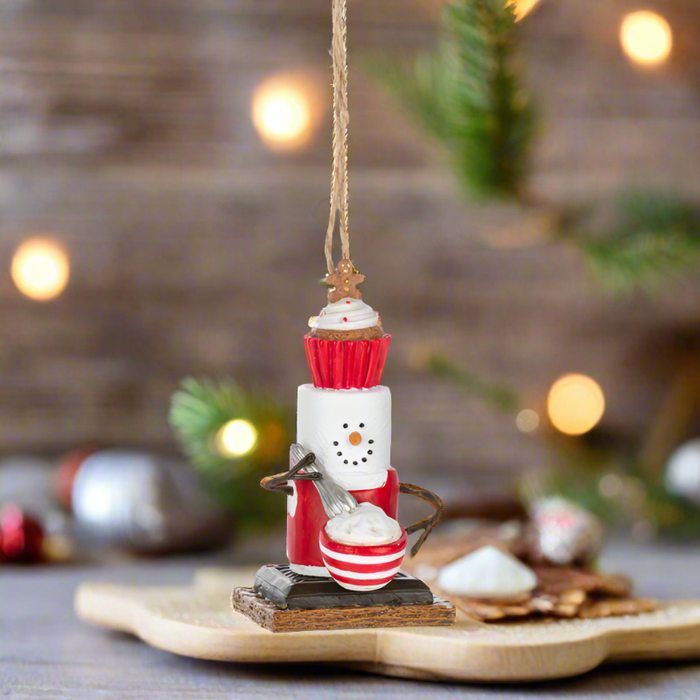 S'mores Cupcakes Mixing Bowl Ornament