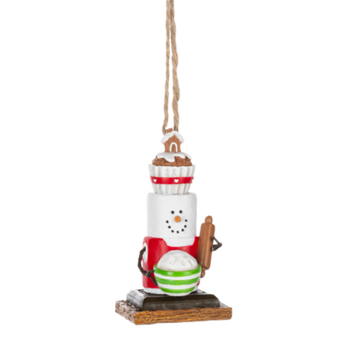 S'mores Cupcakes Rolling Pin Ornament