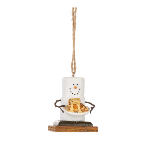 S'mores Breakfast Waffles Ornament