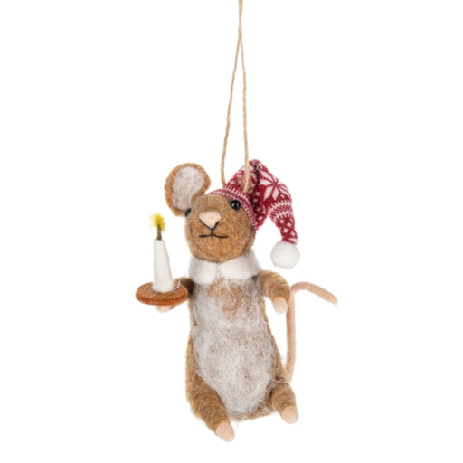 Bedtime Mouse Critter Ornament