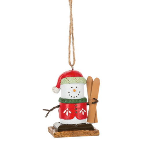 S'mores with Skis Ornament