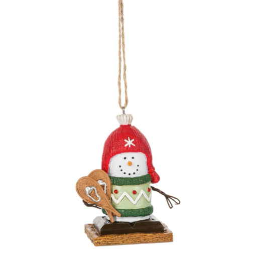 S'mores with Snow Shoes Ornament