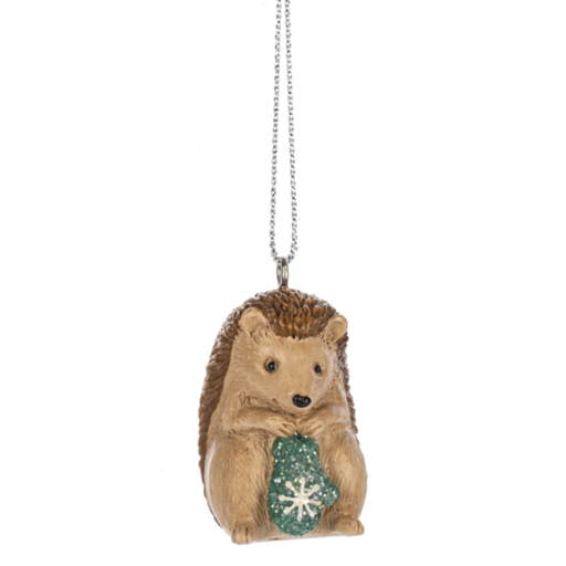 Mini Woodland Creature Hedgehog Ornament