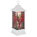 Stained Glass Shimmer Cardinal Light Up Water Lantern