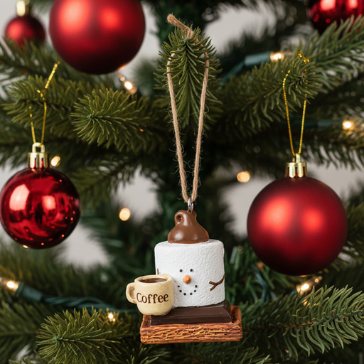 Warm Coffee Mini S'mores Ornament