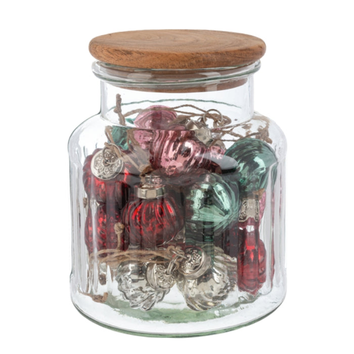 Mini Kugel Ball Glass Ornaments - assorted styles