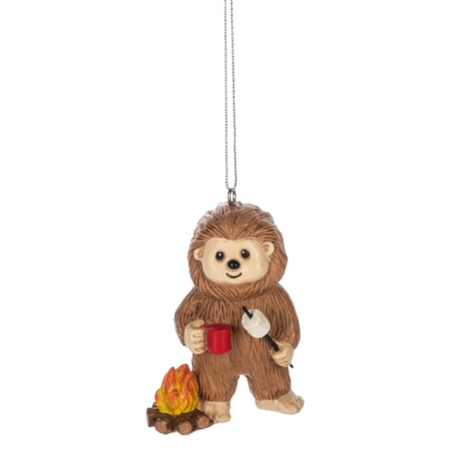 Camping Bigfoot S'mores Ornament