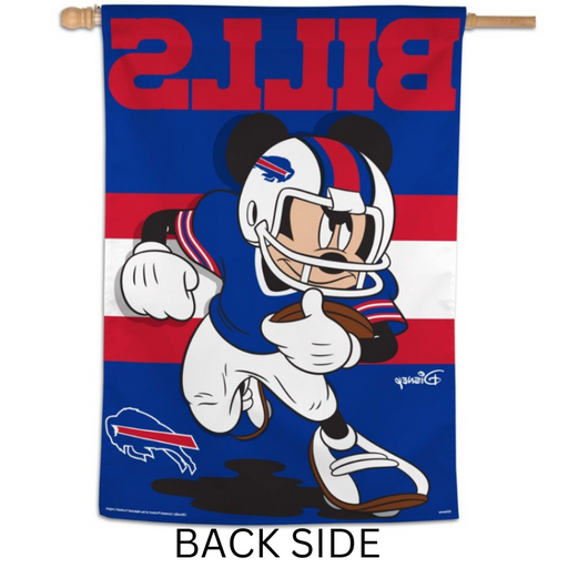 Buffalo Bills Mickey Mouse Banner Flag