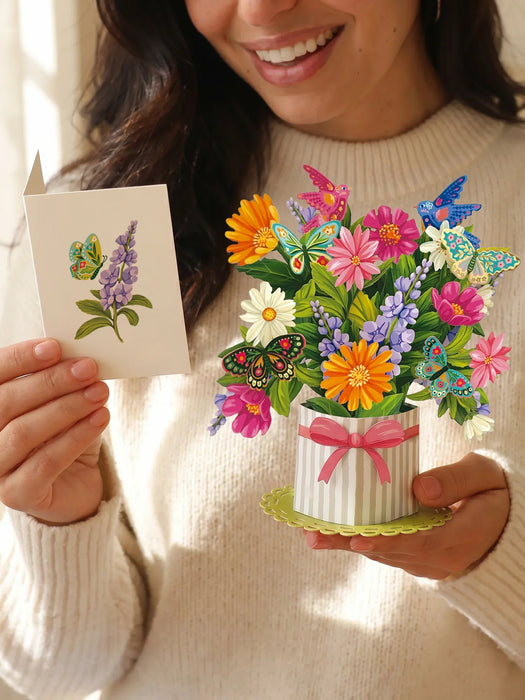 Mini Enchanted Garden Pop-Up Bouquet w/ Note Card