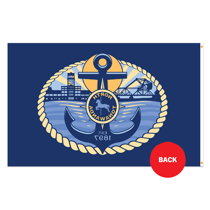 City of North Tonawanda Polyester Flag - Made in USA