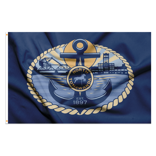 City of North Tonawanda Polyester Flag - Made in USA