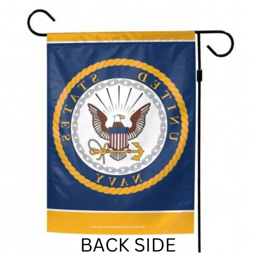 US Navy Emblem Garden Flag