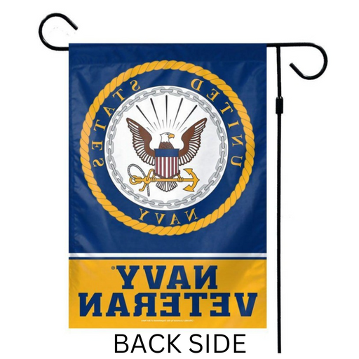 US Navy Veteran Garden Flag