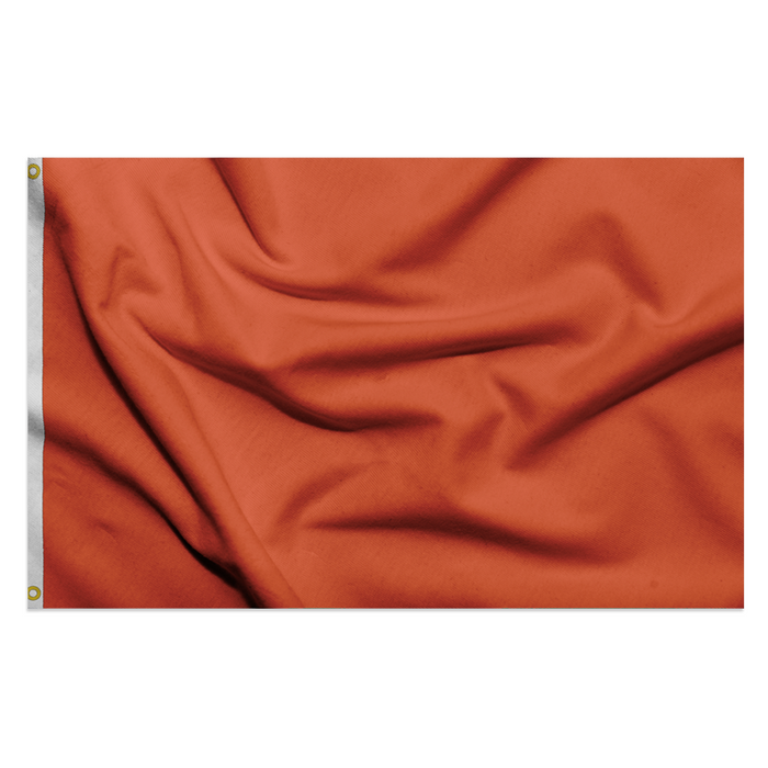 Orange Solid Color Attention Flag - Made in USA