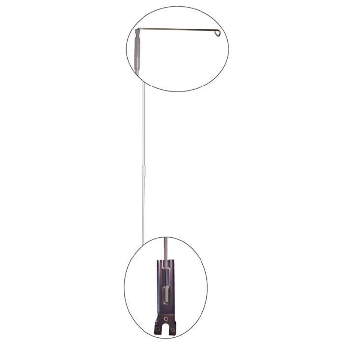 4' Windsock Hang-It Pole with a swiveling 7" arm