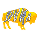 The Original Yellow Hockey Buffalo Zebra Lawn Ornament