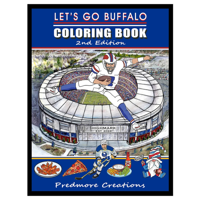 Let's Go Buffalo 2nd Edition Coloring Book