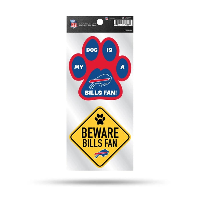 Buffalo Bills Team Pet Sticker Set