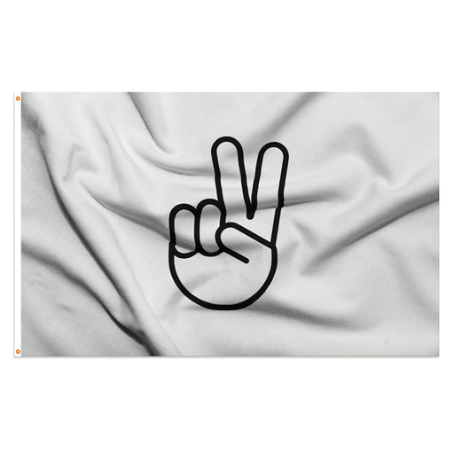 3x5' Peace Fingers Polyester Flag - Made in USA