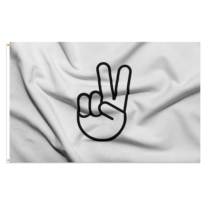 3x5' Peace Fingers Polyester Flag - Made in USA