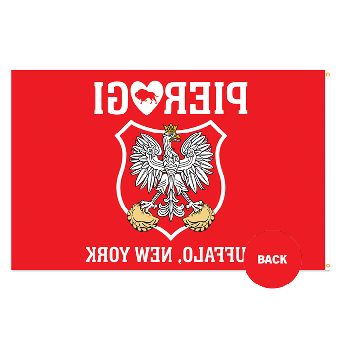 Buffalo Pierogi Polyester Flag - Made in USA