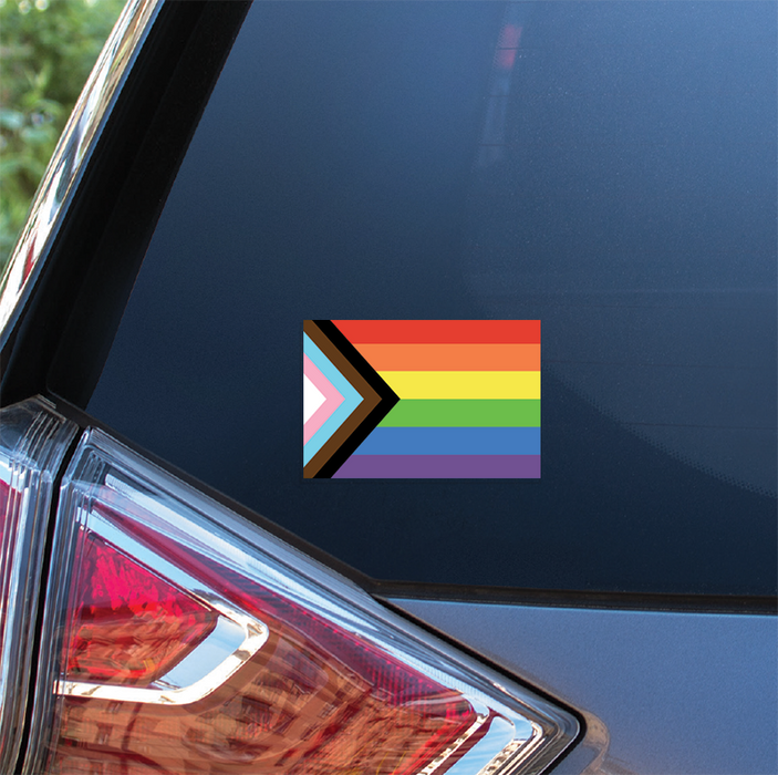 Progressive Pride Decal - Made in USA