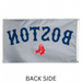 3x5' Boston Red Sox Gray Background