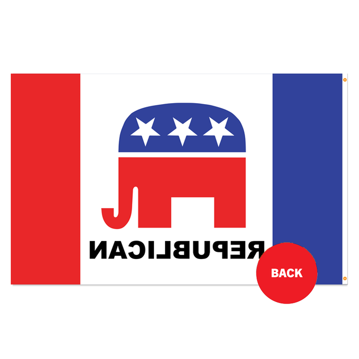 3'x5' Republican Polyester Flag - Made in USA