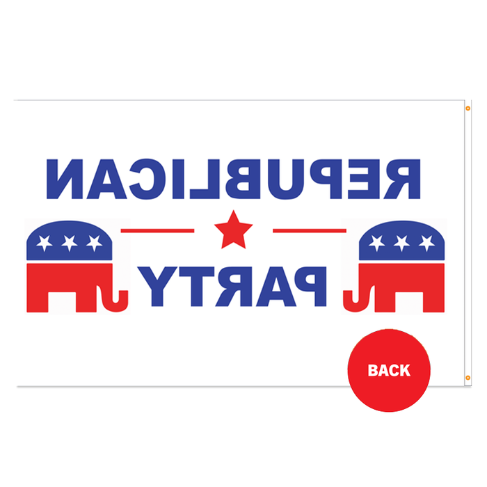 3'x5' Republican Party Polyester Flag - Made in USA