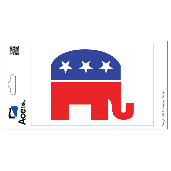 Republican Elephant Decal - Made in USA