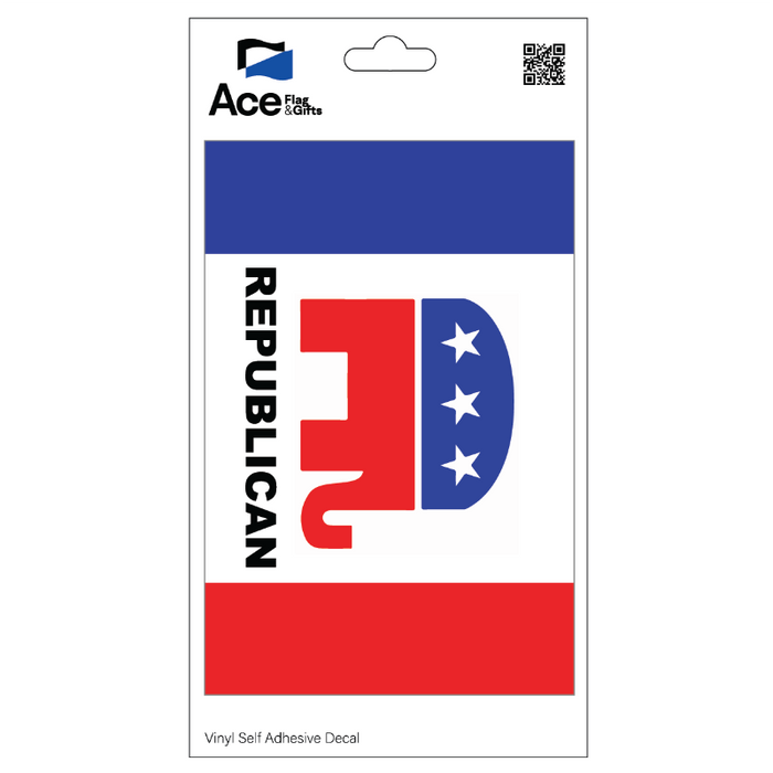 Republican Stripes Decal - Made in USA