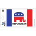 Republican Stripes Decal - Made in USA