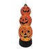 10" Pumpkin Stack LED Water Lantern