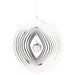 Crystal Orb Shimmers Stainless Steel Wind Spinner