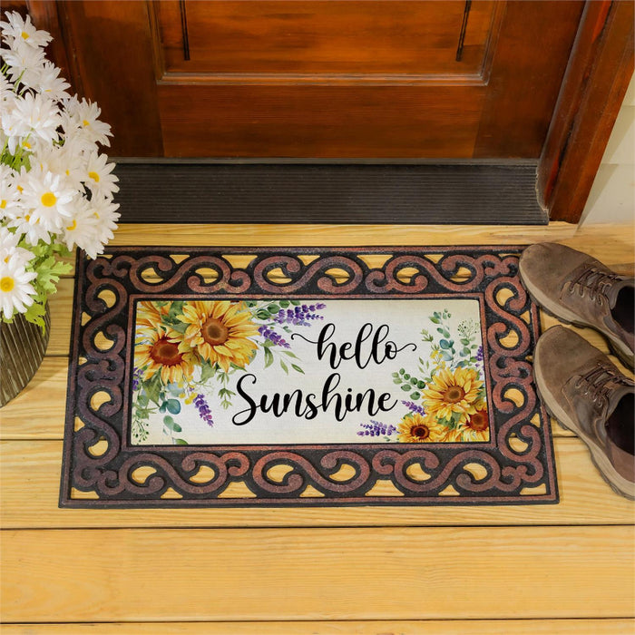 Hello Sunshine Sunflower Mini Switch Doormat Insert
