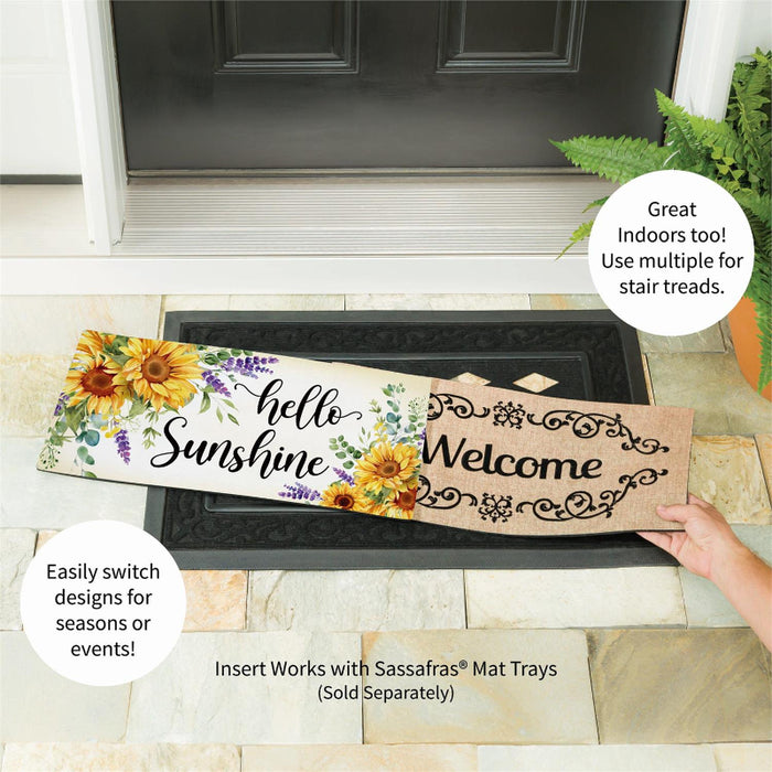 Hello Sunshine Sunflower Mini Switch Doormat Insert